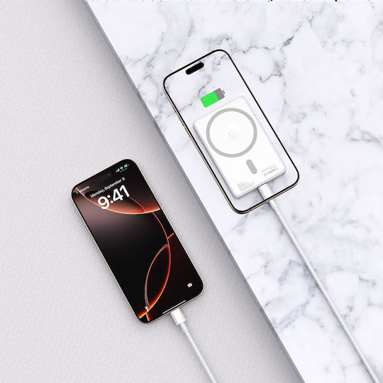 Tech-Protect PB33 Lifemag MagSafe Power Bank 5000mAh Argintiu