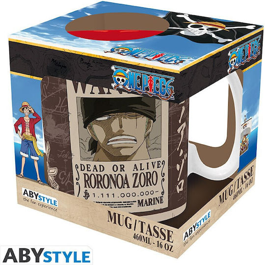 Abysse One Piece - Zoro Wanted Mug Ceramic 460ml