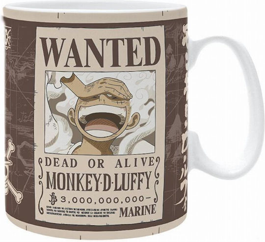 Abysse One Piece - Luffy Wanted Κούπα Κεραμική 460ml 3665361153689 Abysse One Piece - Luffy Wanted Κούπα Κεραμική 460ml 3665361153689