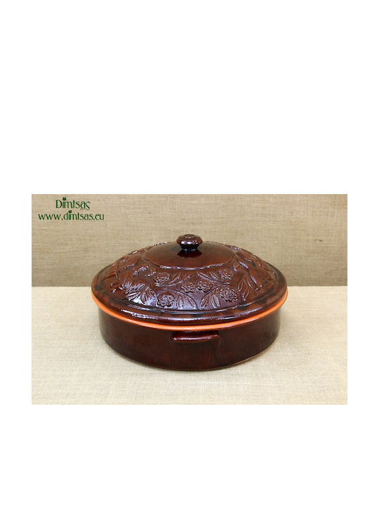 Γάστρα Στρογγυλή Κεραμική 41.3x41.3cm 10lt
