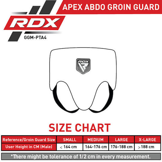 Rdx Pro Groin Guard A4 Apex Blue