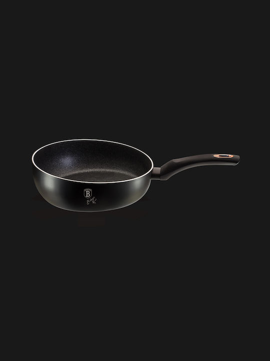 Berlinger Haus Black Rose Collection Wok made of Aluminum with Stone Coating 26cm