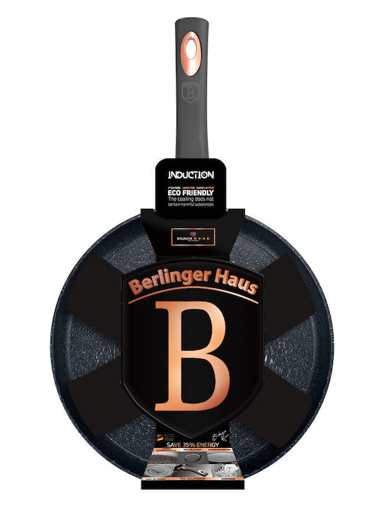Berlinger Haus Black Rose Collection Wok made of Aluminum with Stone Coating 26cm