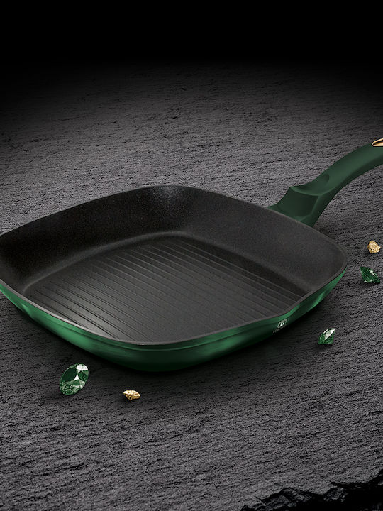 Berlinger Haus Emerald Collection Grill made of Aluminum with Stone Coating 28cm