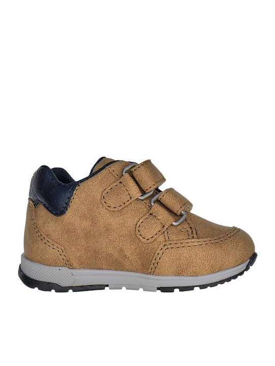 Kids Sneakers with Scratch Brown