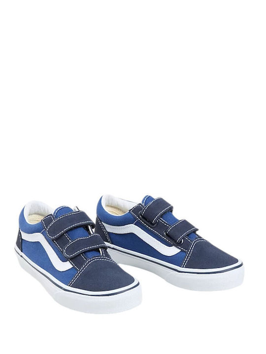 Vans Old Skool Kids Sneakers with Scratch Navy Blue