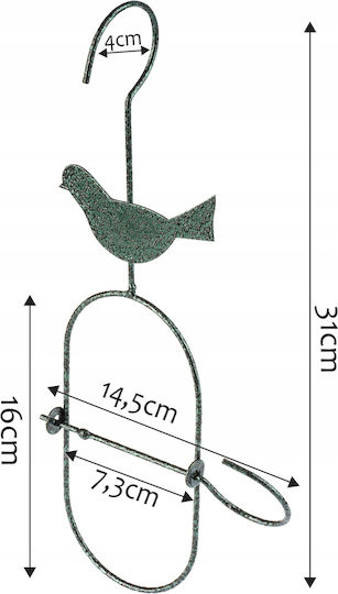Hranitor suspendat Kadax 31cm pentru hrană de păsări