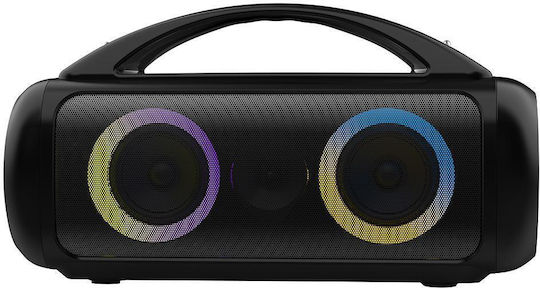 Media-Tech Boxă Karaoke Cu Microfon Cu Fir Și Efecte De Iluminare Audio Pro MT3184 Negru