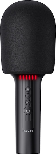 Havit Wireless Karaoke Microphone in Black Color