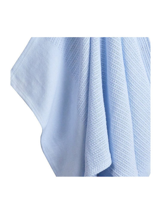 Babytown Babytown Babydecke Baumwoll Blau 90x110cm