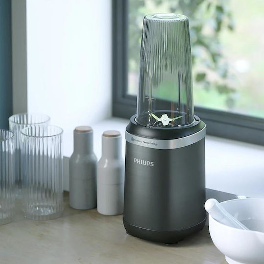 Philips 5000 Series Μπλέντερ με Κανάτα Tritan 300 ml 1000W Γκρι
