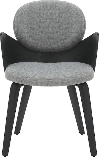 Darnell Dining Room Wooden Armchair Black, Grey 56x56x83cm