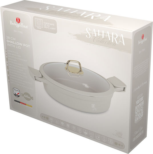 Berlinger Haus Sahara Collection Untiefe Topf aus Aluminiumguss 3,8lt / 28cm