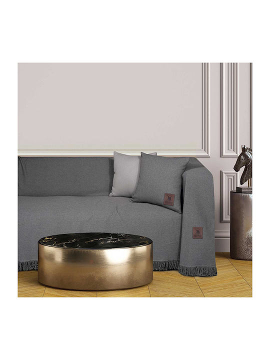 Greenwich Polo Club 3914 Three-Seater Sofa Throw 180x300cm Dark Gray