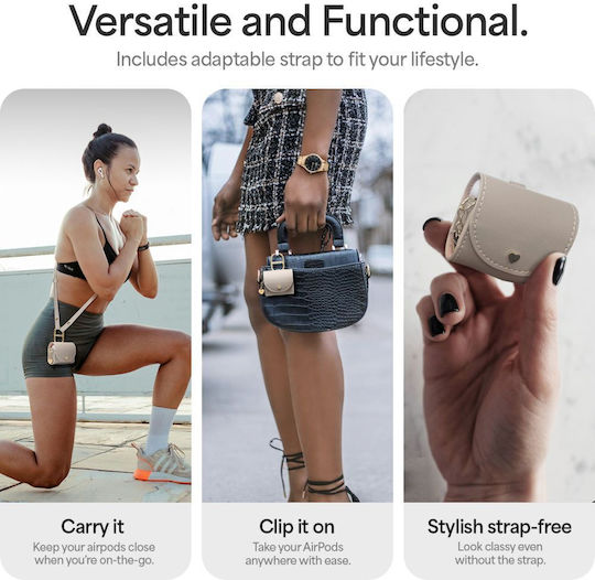 Spigen Cyrill Mini Bag Apple Airpods 4 Σκούρο Μπεζ