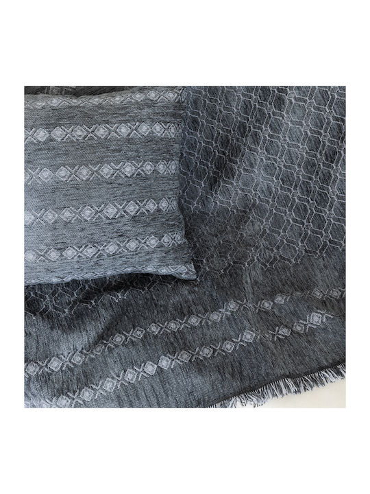 Nima Mansi Ριχτάρι Πολυθρόνας Chenille 180x180εκ. Gray
