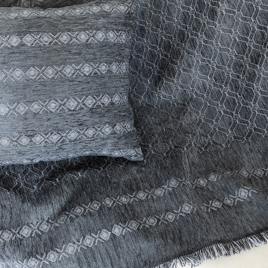 Nima Mansi Ριχτάρι Πολυθρόνας Chenille 180x180εκ. Gray 34484