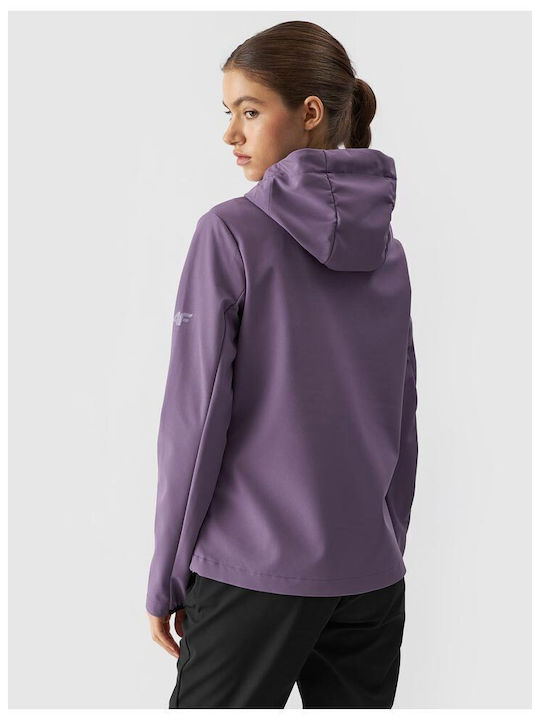 4F Sports Jacket Softshell Purple