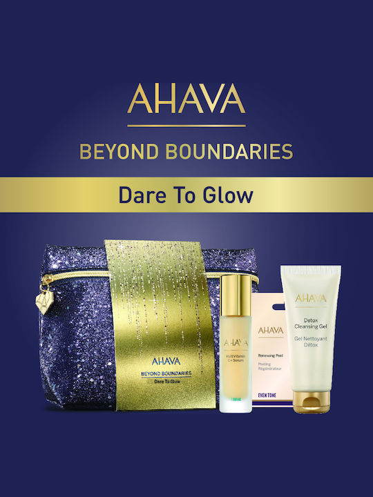 Ahava Dare To Glow Hautpflegeset für Anti-Aging & Aufhellung 3Stück