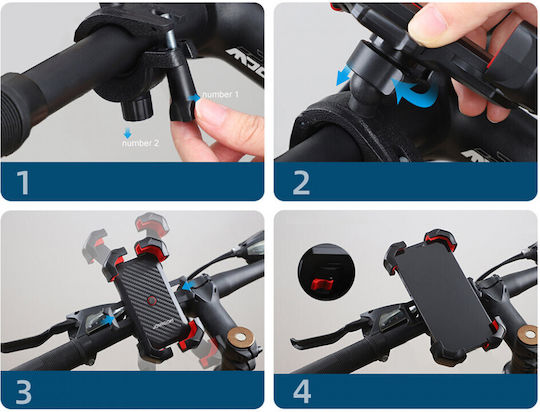 Joyroom JR-ZS288 Mount Phone Motorcycle with Adjustable Arm for Steering Wheel