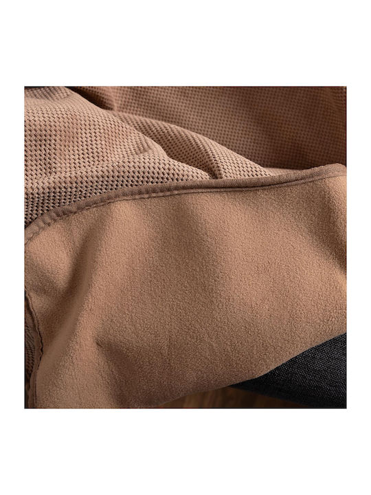 Silk Fashion 1715 Ριχτάρι Τριθέσιου Καναπέ Chenille 180x300εκ. Μπεζ 6978000000003