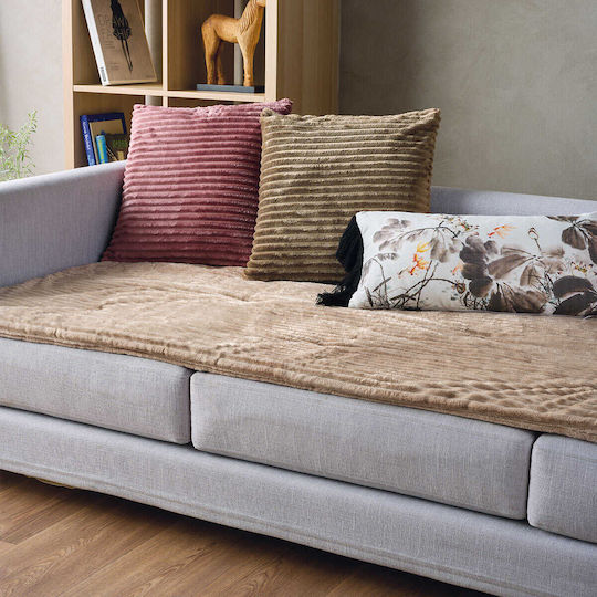 Kentia Sergio Sesselüberwurf Fleece 160x160cm