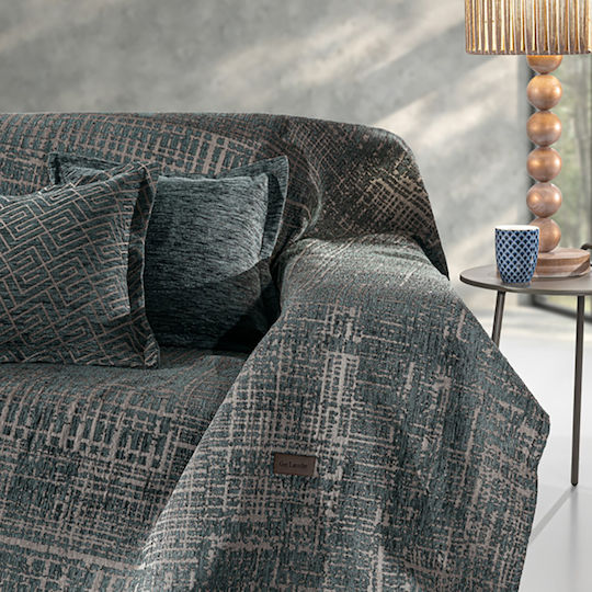 Guy Laroche Melbourne Покривка Фотьойл Chenille 180x150см Петролена