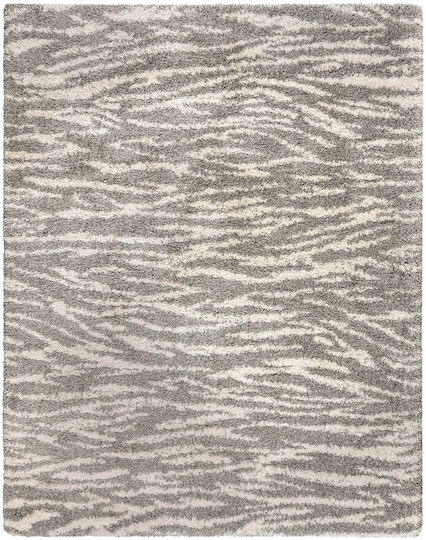Saray Home Χαλί Ορθογώνιο Shaggy Μπεζ-γκρι 160x220cm