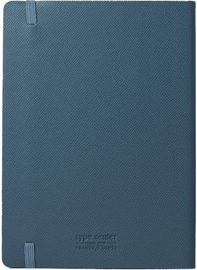 Type Center Notebook A5 Light Blue
