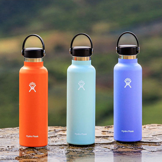 Hydro Flask Standard Mouth Μπουκάλι Θερμός Ανοξείδωτο BPA Free 621ml Moonshadow