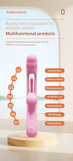 Boss Of Toys Vibrator Iepurele Roz