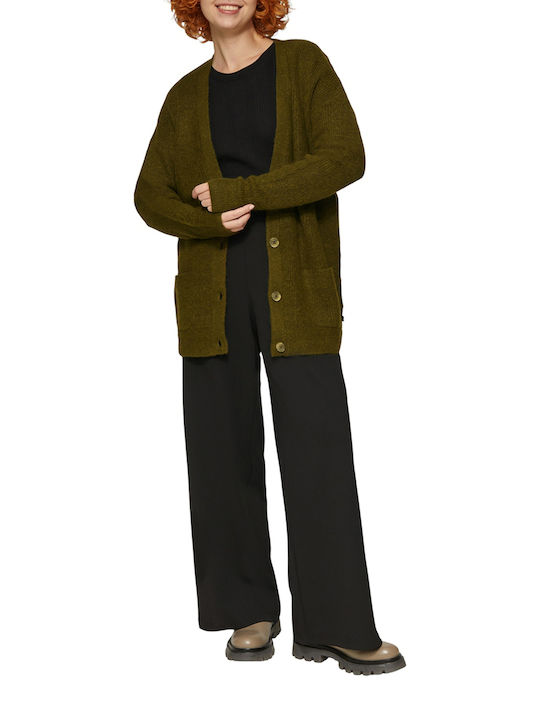 Women's Knitted Cardigan Green