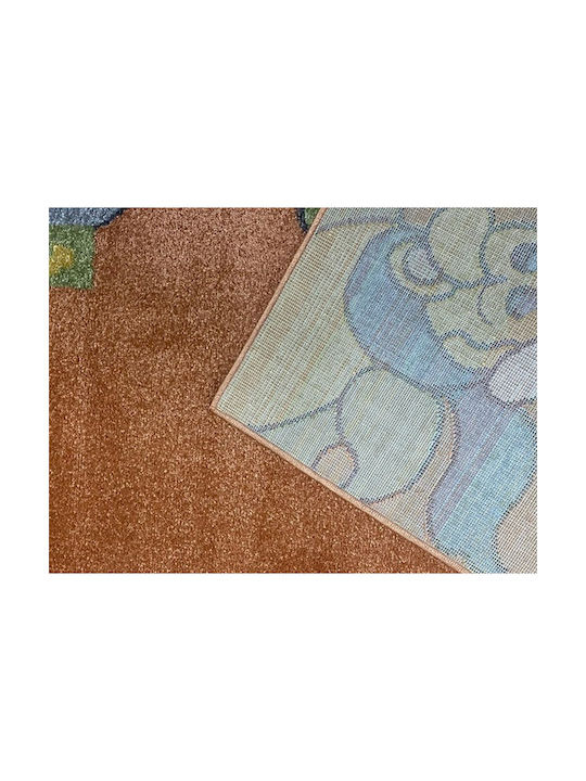 Kinder Teppich Braun 200x240cm