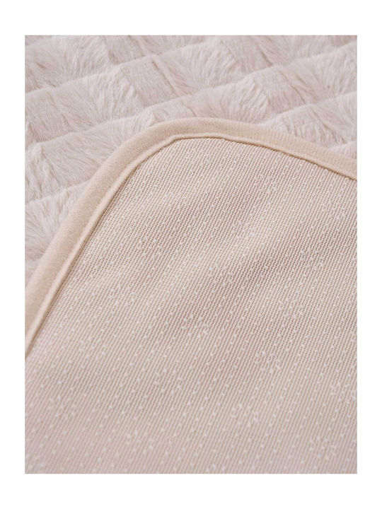 Madi Rays Ριχτάρι Πολυθρόνας Γούνινο 180x180εκ. Grey 21509-00