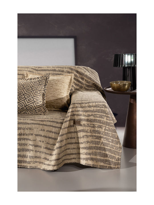 Guy Laroche Armchair Throw 180x150cm Golden