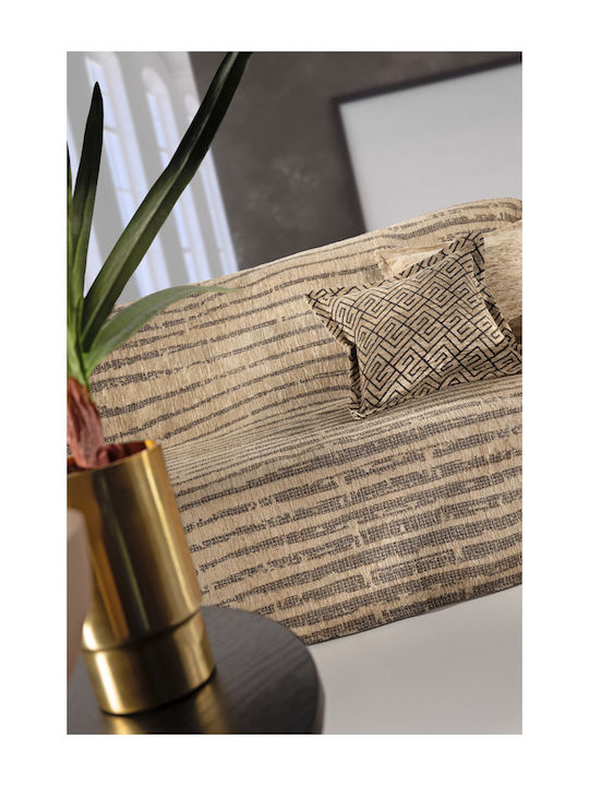 Guy Laroche Sydney Armchair Throw Chenille 180x150cm Golden