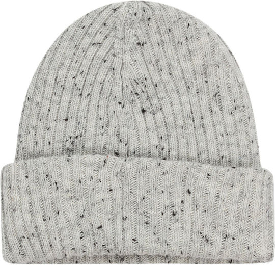 Beanie Unisex Σκούφος Πλεκτός σε Γκρι χρώμα