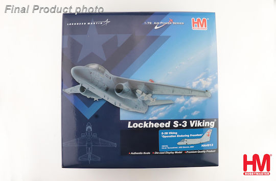 Hobby Master Metal Modeling Figure Airplane in Scale 1:72 29.1x22.6cm.