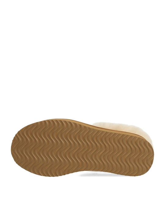 Winter Women's Slippers Beige