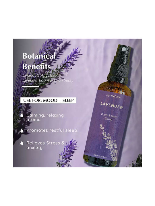 Lavendel Natürlicher Raum- und Kissenspray Ätherisches Öl 100ml