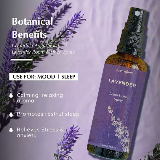 Lavendel Natürlicher Raum- und Kissenspray Ätherisches Öl 100ml