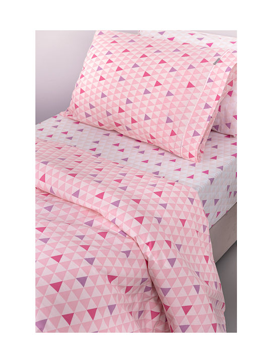 Guy Laroche Сет Единично с Ластик Two 2 Twenty Фуксия 100x200см Guy Laroche Сет Единично с Ластик Two 2 Twenty Фуксия 100x200см