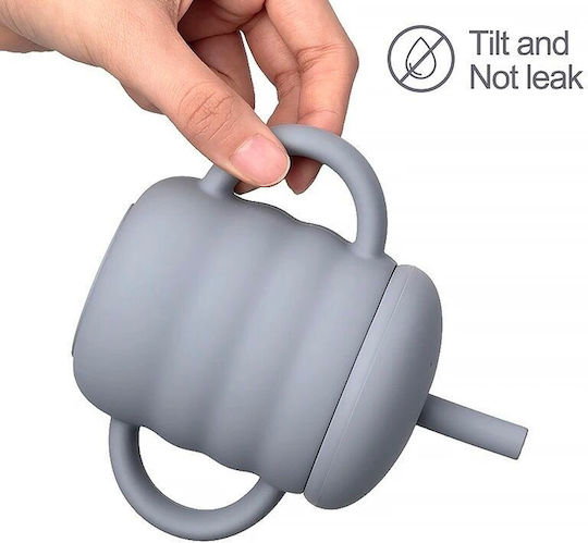 Loo Up Baby Cup made of Silicone Blue 160ml