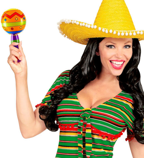 Aufblasbares Maraca-Glocken-Accessoire 20 cm