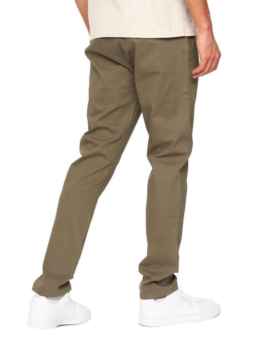 Crosshatch Trousers Chino Green