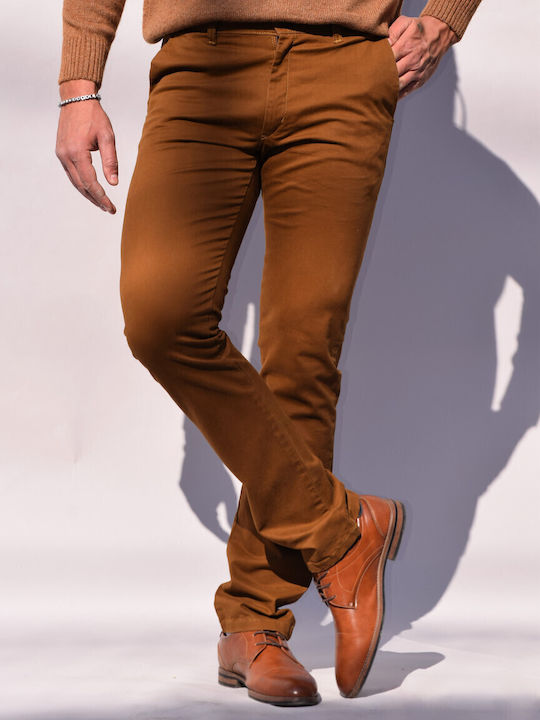 Pantaloni Chino Camel