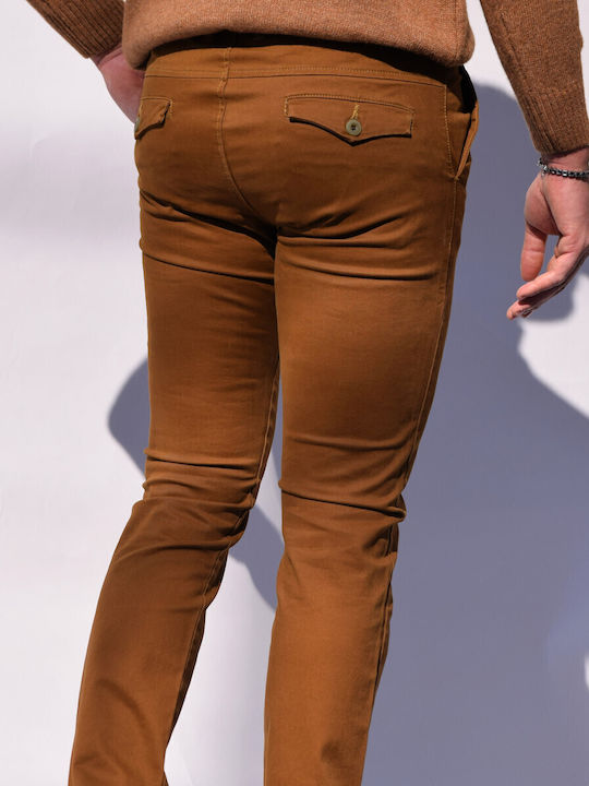 Pantaloni Chino Camel