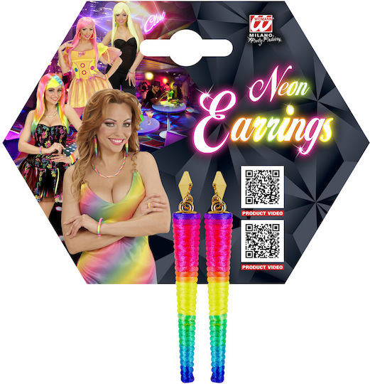 Neon Multicolored Earrings Accessories