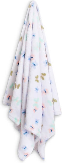 Mother's Choice Pătură Pepinieră Swaddling pături Fleece Albă 75x100cm