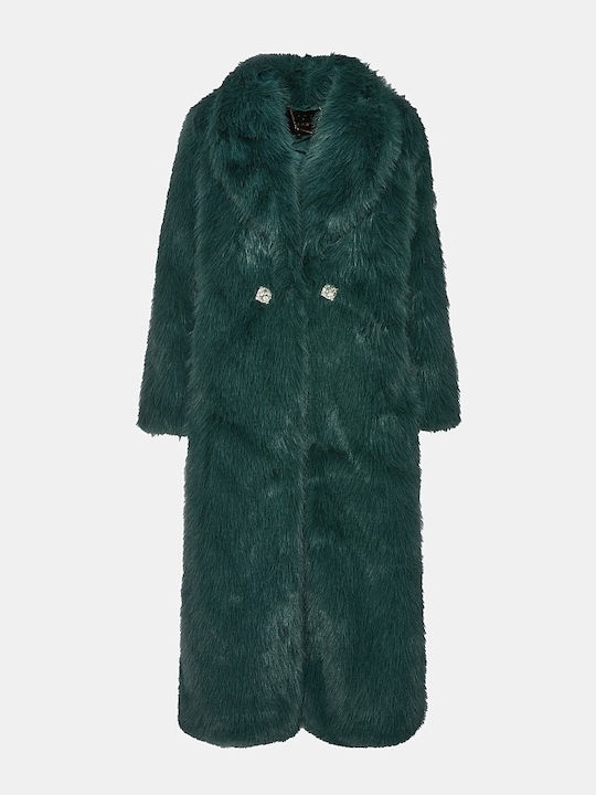 Lynne Women's Long Fur Green